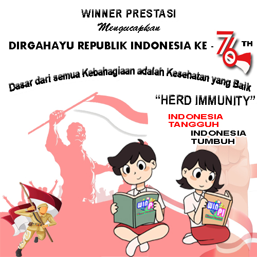 Selamat hari kemerdekaan 17 Agustus Indonesia